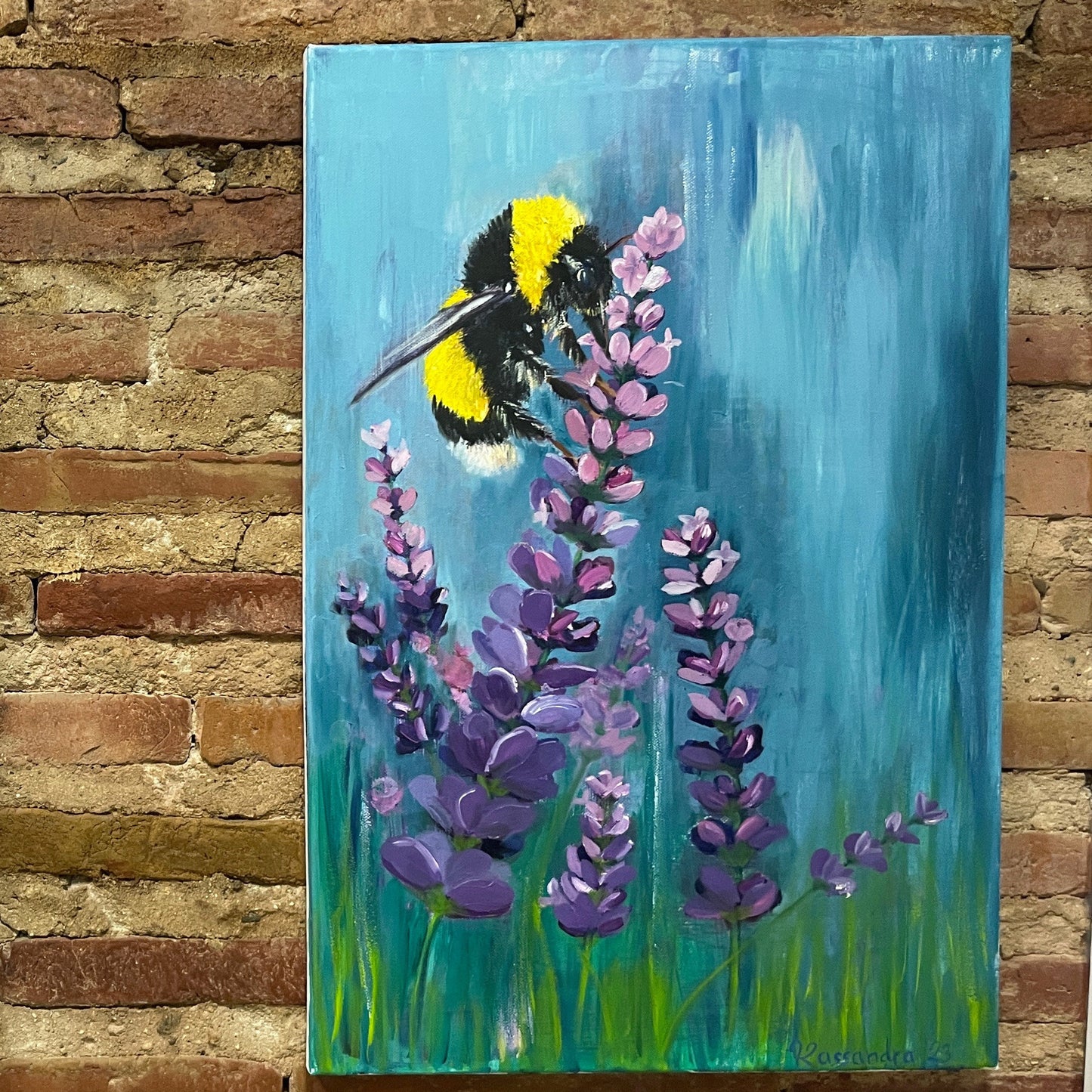 Bumblebee Loves Lavender | Original