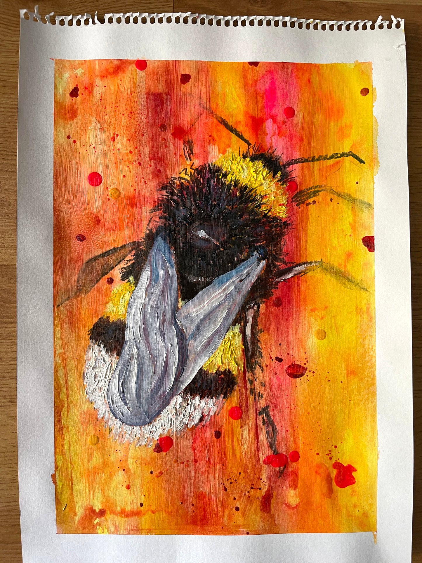 Orange Bumble Bee | Original