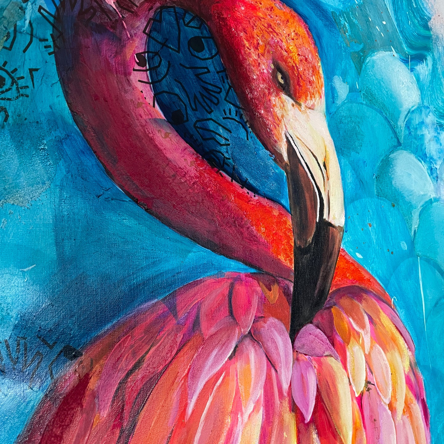 Flamingo in Balance | Original