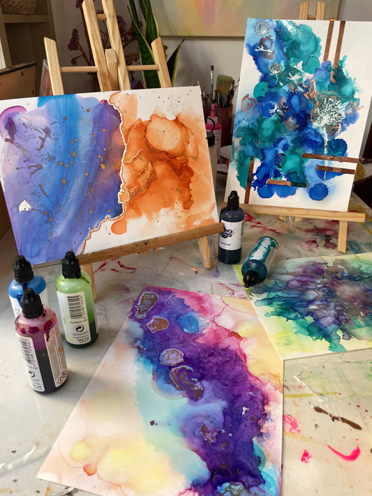 Workshop: Flow &amp; Color – Alcohol Ink Art | 15.11.2025