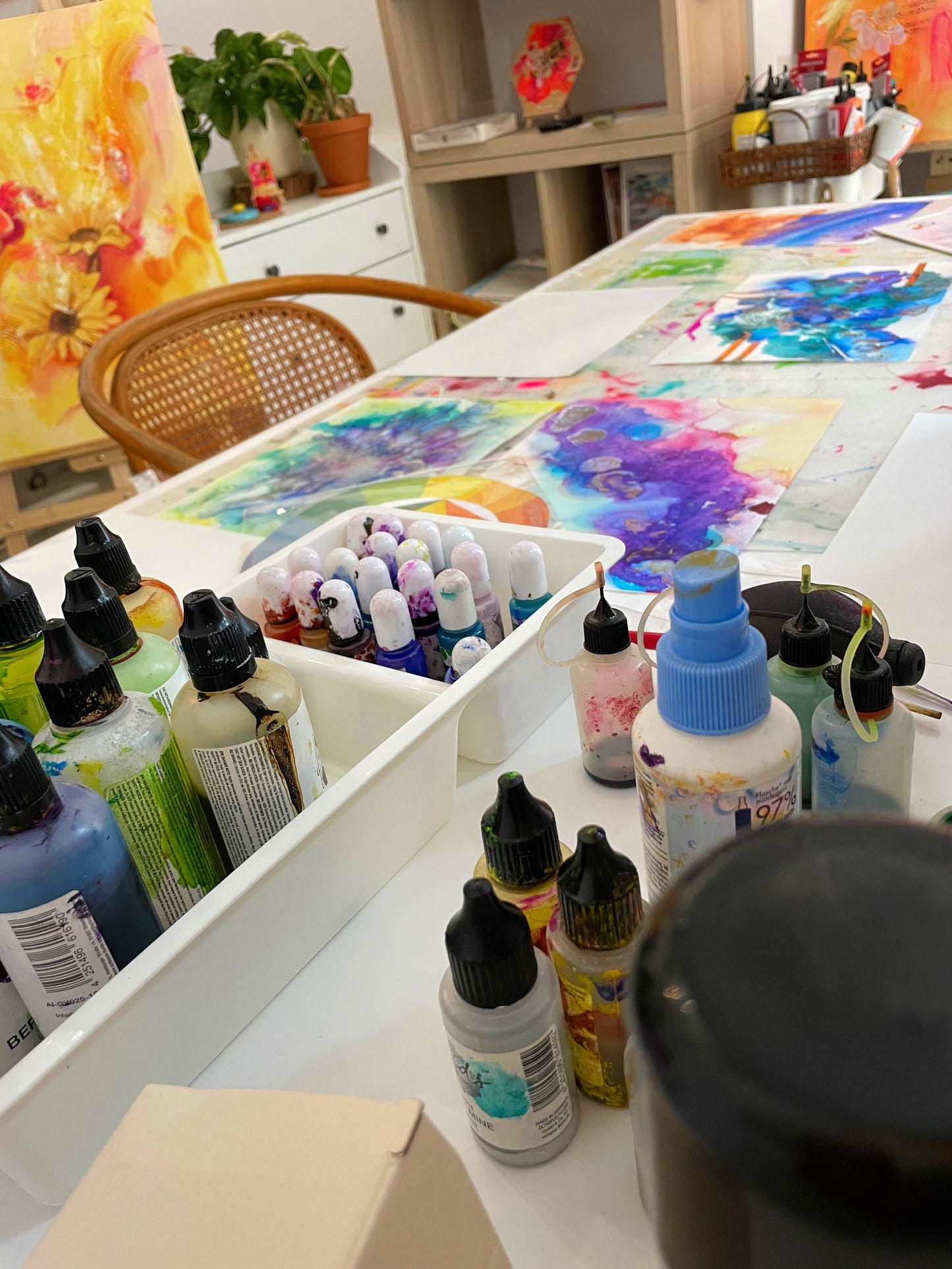 Workshop: Alcohol Ink Art - Flow & Color