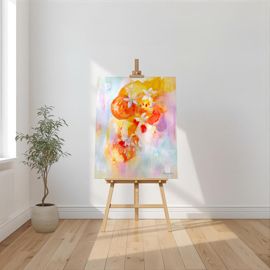 Orange Bloom | Print on Canvas
