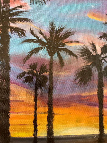 Valencia-Patacona Sonnenaufgang