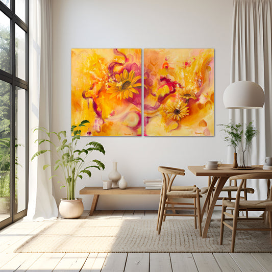 Sun Dance - Diptych | Original