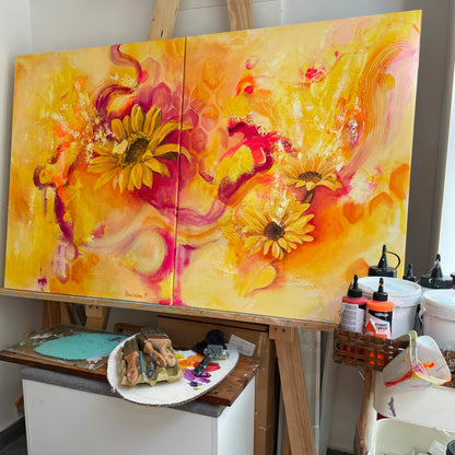 Danza del Sol - Díptico | Original