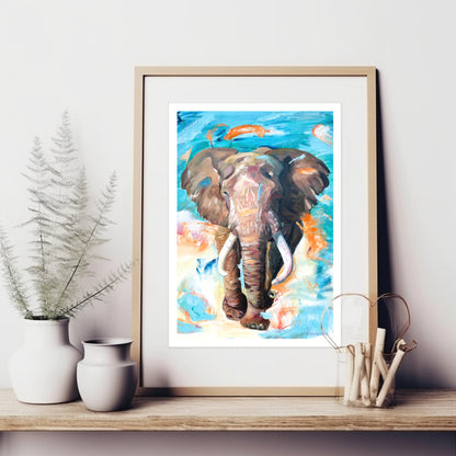 Print: Elephant Theo