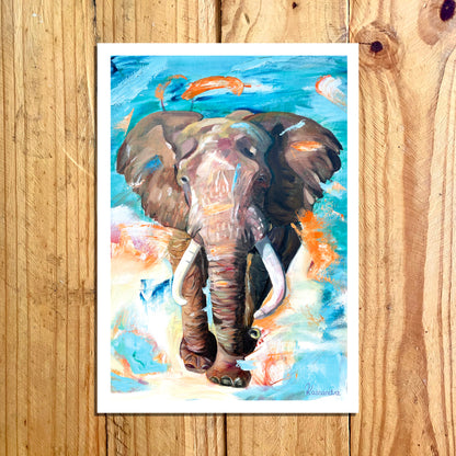 Print: Elephant Theo