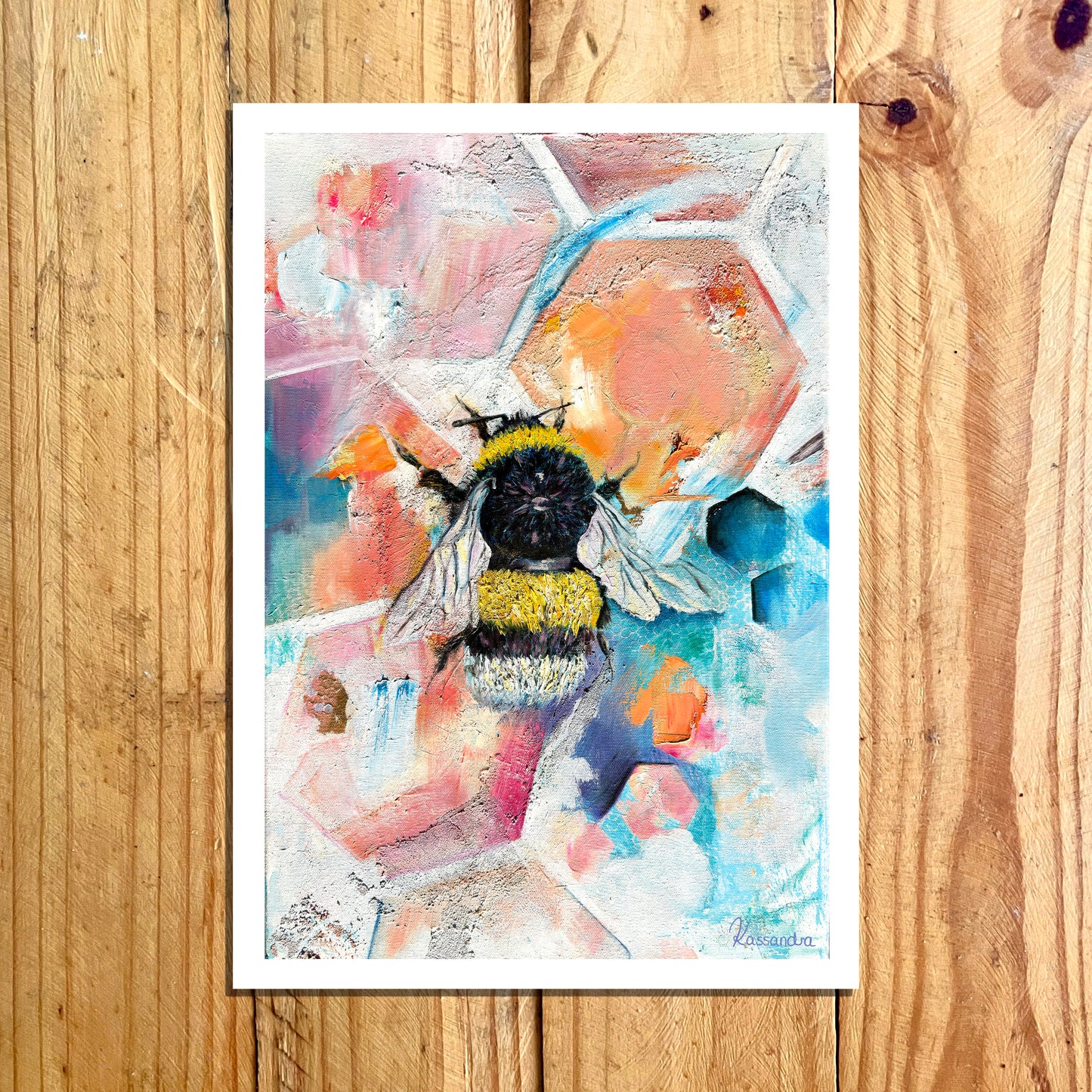 Print: Bee working